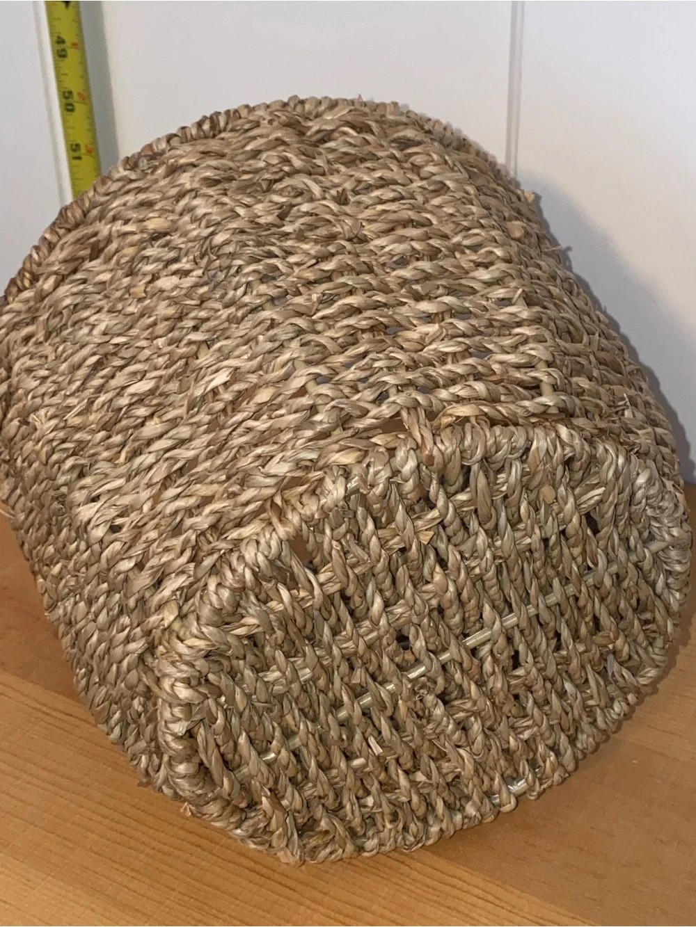 Semi vintage basket, woven basket